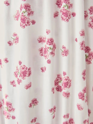 Cherry Blossom Long-sleeved Dress With Built-in Cup