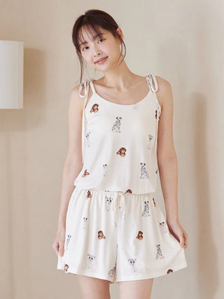 Cool-to-touch Fashionable Cats & Dogs Romper With Built-in Bra