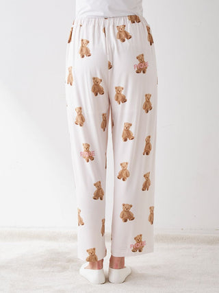 PIQUE Bear Motif Pajama Pants a Premium collection item of Loungewear and Pajama Pants for Women at Gelato Pique USA.