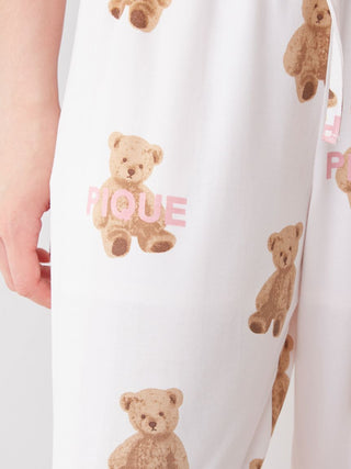 PIQUE Bear Motif Pajama Pants a Premium collection item of Loungewear and Pajama Pants for Women at Gelato Pique USA.