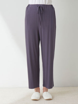 Rayon Piping Lounge Pants in dark gray, Women's Loungewear Pants Pajamas & Sleep Pants at Gelato Pique USA.