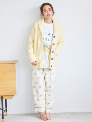 BUTTER/PIE Motif Pajama Pants