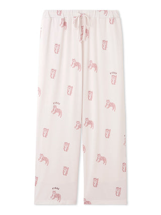 Tiger Pattern Pajama Pants in PINK, Women's Loungewear Pants Pajamas & Sleep Pants at Gelato Pique USA.