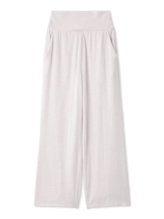 Snow Wide Leg Lounge Pants in LAVENDER, Women's Loungewear Pants Pajamas & Sleep Pants at Gelato Pique USA.