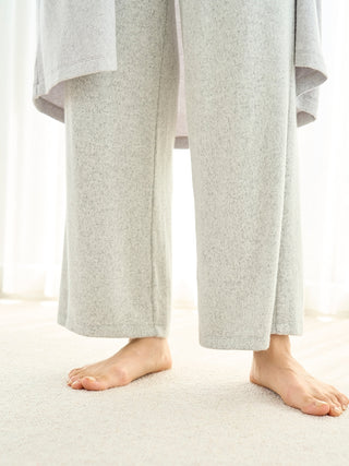 Snow Wide Leg Lounge Pants in GRAY, Women's Loungewear Pants Pajamas & Sleep Pants at Gelato Pique USA.