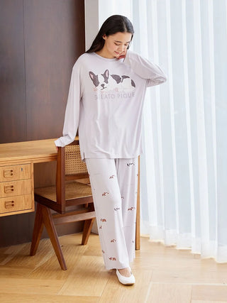 SLEEPING DOG All-Over Print Long Pants