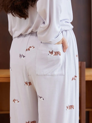 SLEEPING DOG All-Over Print Long Pants