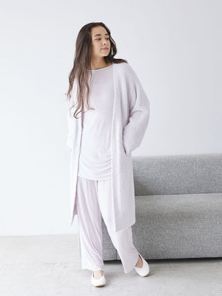 Peach Skin Lounge Pants in Lavander, Women's Loungewear Pants Pajamas & Sleep Pants at Gelato Pique USA