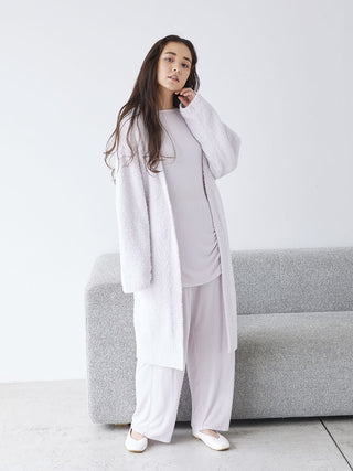 Peach Skin Lounge Pants in Lavander, Women's Loungewear Pants Pajamas & Sleep Pants at Gelato Pique USA