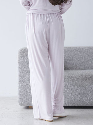 Peach Skin Lounge Pants in Lavander, Women's Loungewear Pants Pajamas & Sleep Pants at Gelato Pique USA