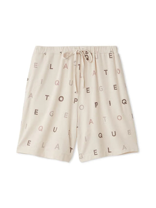 Gelato Pique USA Rayon Logo Motif Women's Lounge Shorts - Premium Loungewear and Sleepwear with soft, cool-touch fabric.