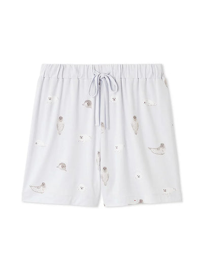 Women's Seal Print Lounge Shorts gelato pique