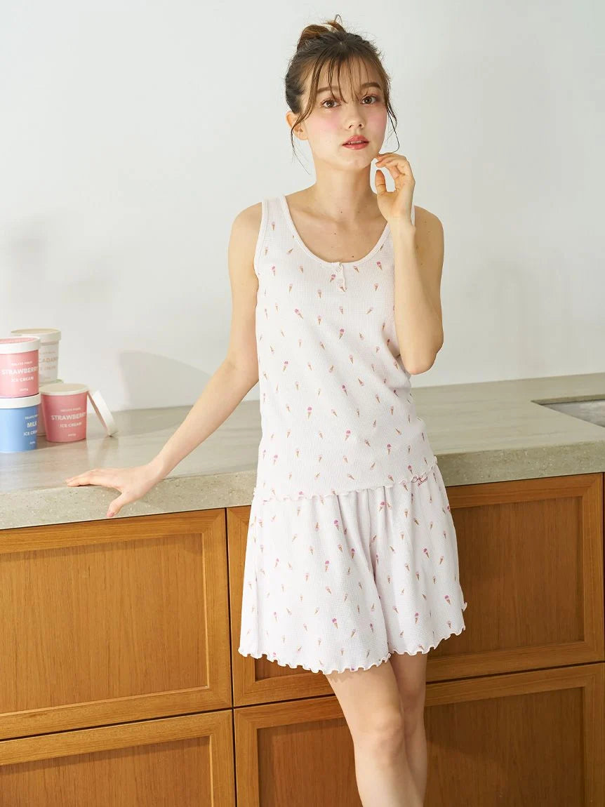 Ice Cream Waffle Shorts