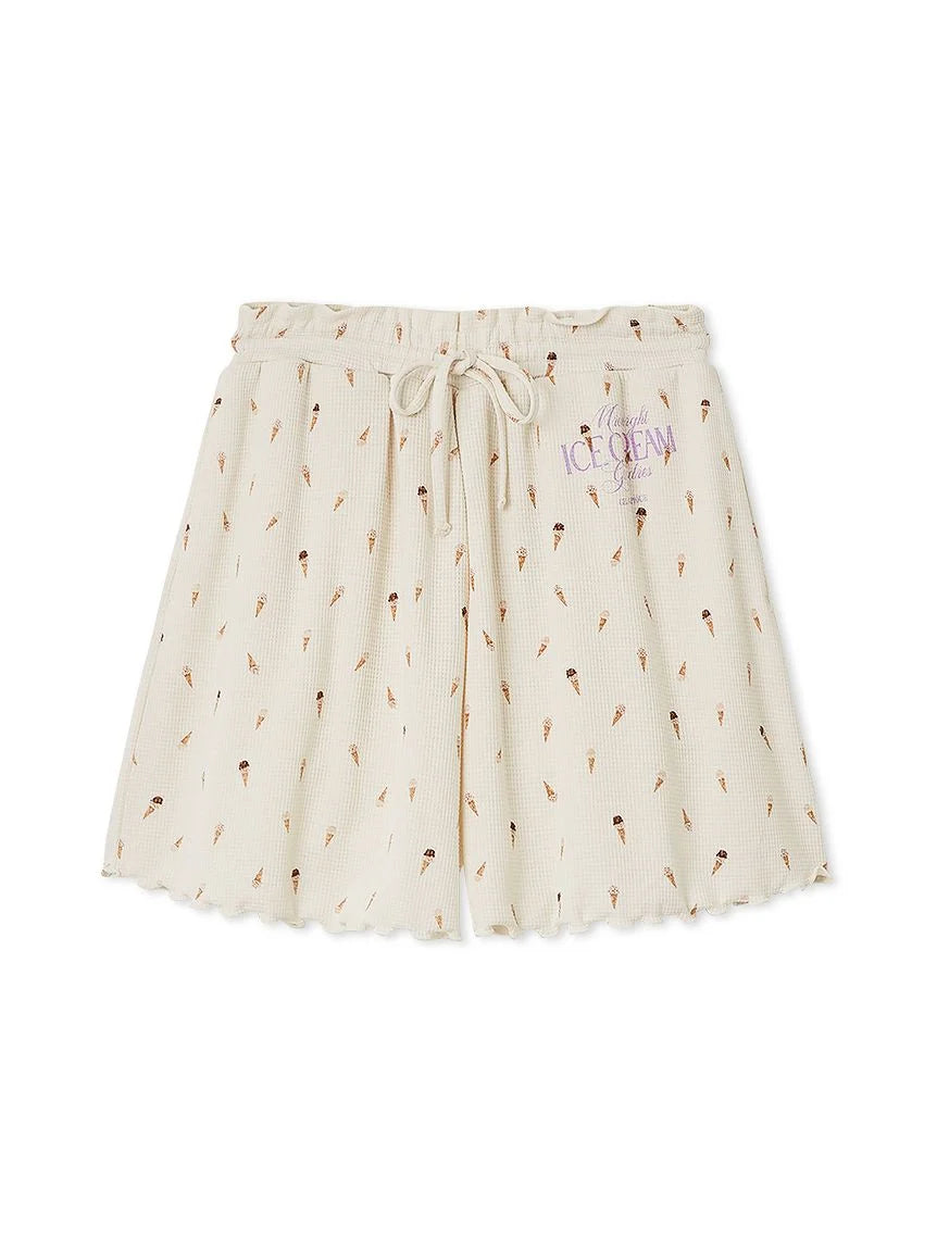 Ice Cream Waffle Shorts