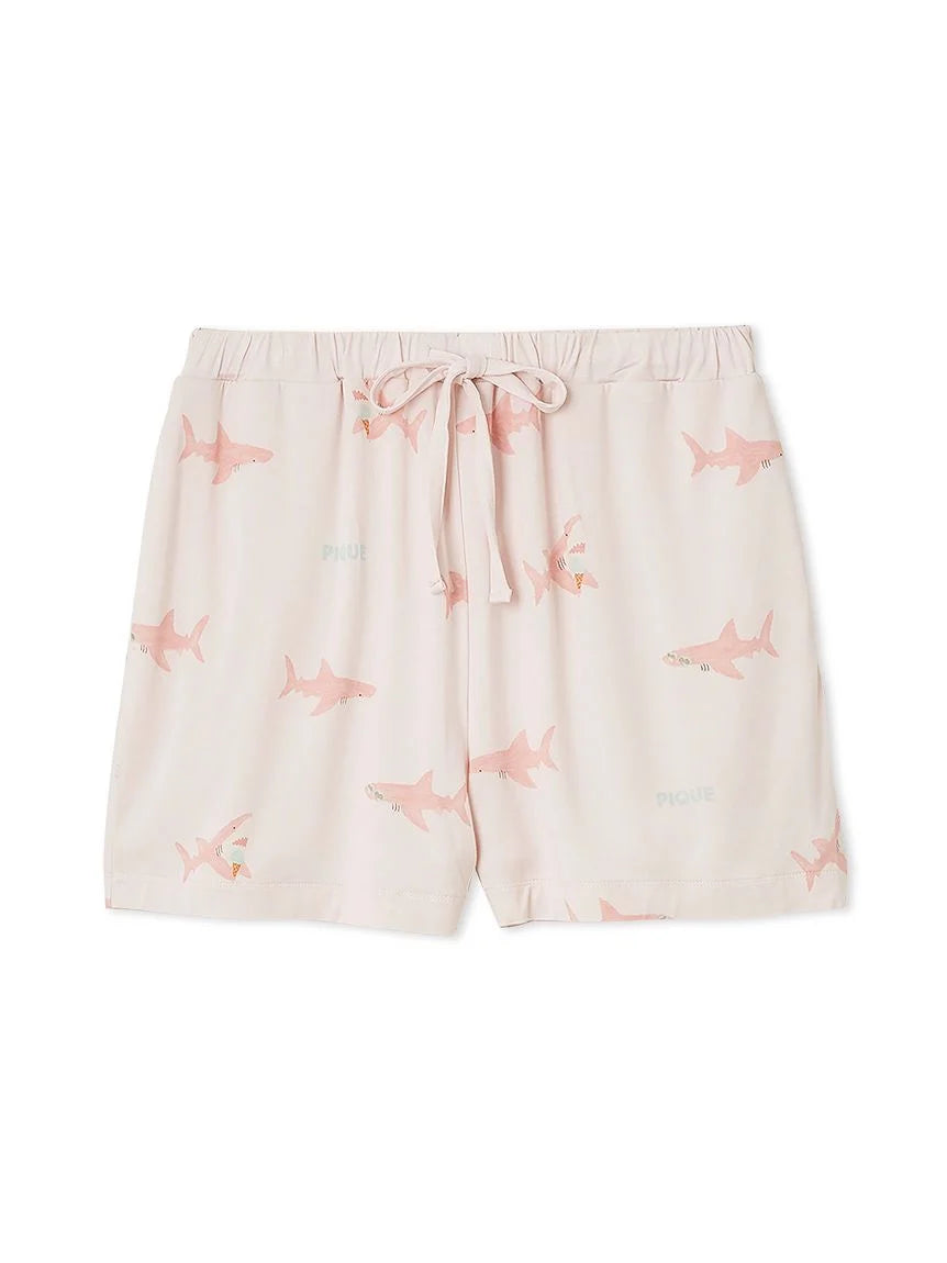 Cool-Touch Shark Print Shorts
