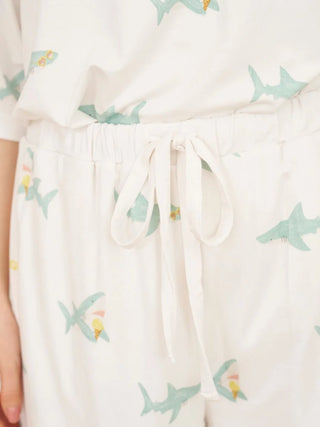 Cool-Touch Shark Print Shorts