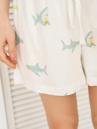 Cool-Touch Shark Print Shorts