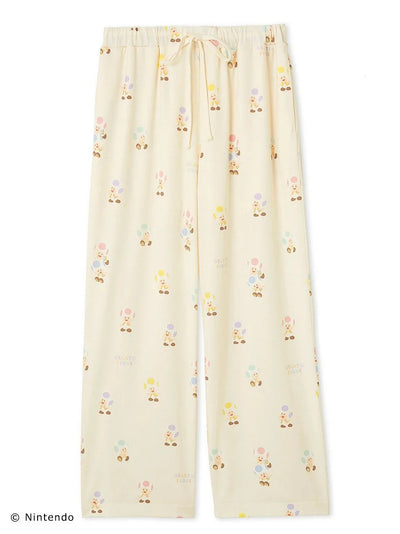 [SUPER MARIO] [WOMENS] Toad & Yoshi Pants gelato pique
