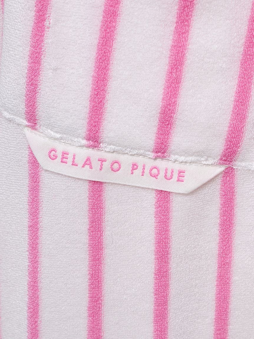 Cool-Touch Striped Pile Shorts