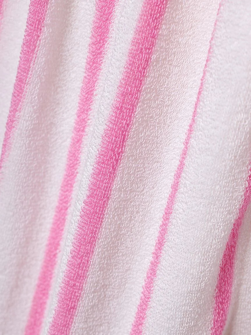 Cool-Touch Striped Pile Shorts