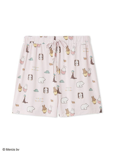 【Dick Bruna】 [Cool to the Touch] All-Over Print Shorts gelato pique
