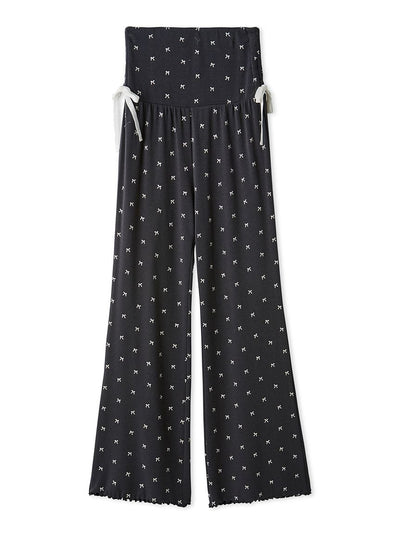 [HALLOWEEN] Ribbed Ribbon Pants gelato pique