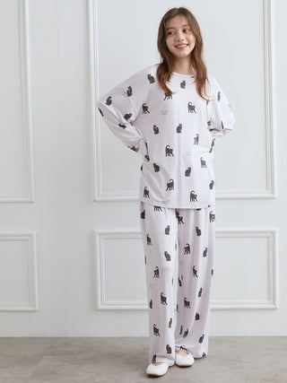 [HALLOWEEN] CAT Allover Print Long Pants