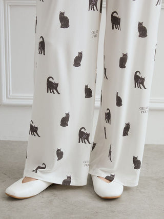 [HALLOWEEN] CAT Allover Print Long Pants
