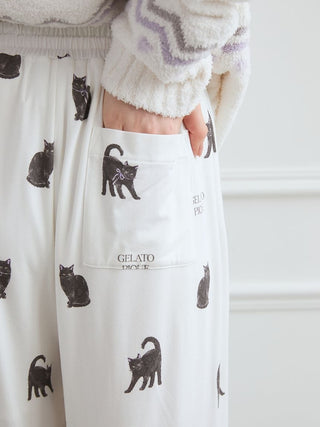[HALLOWEEN] CAT Allover Print Long Pants