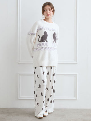 [HALLOWEEN] CAT Allover Print Long Pants