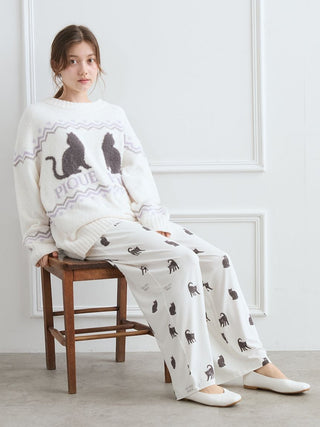 [HALLOWEEN] CAT Allover Print Long Pants