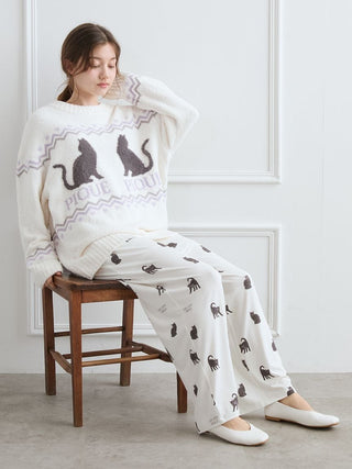 [HALLOWEEN] CAT Allover Print Long Pants