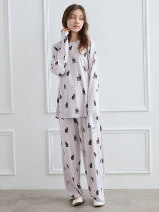 [HALLOWEEN] CAT Allover Print Long Pants