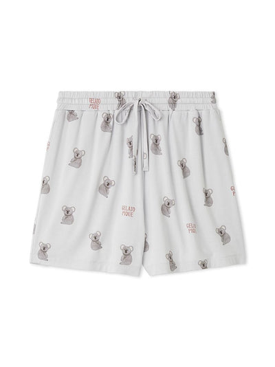 Cool-Touch Koala Shorts gelato pique