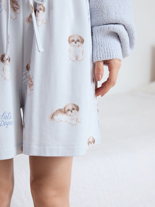 Shih Tzu Print Shorts