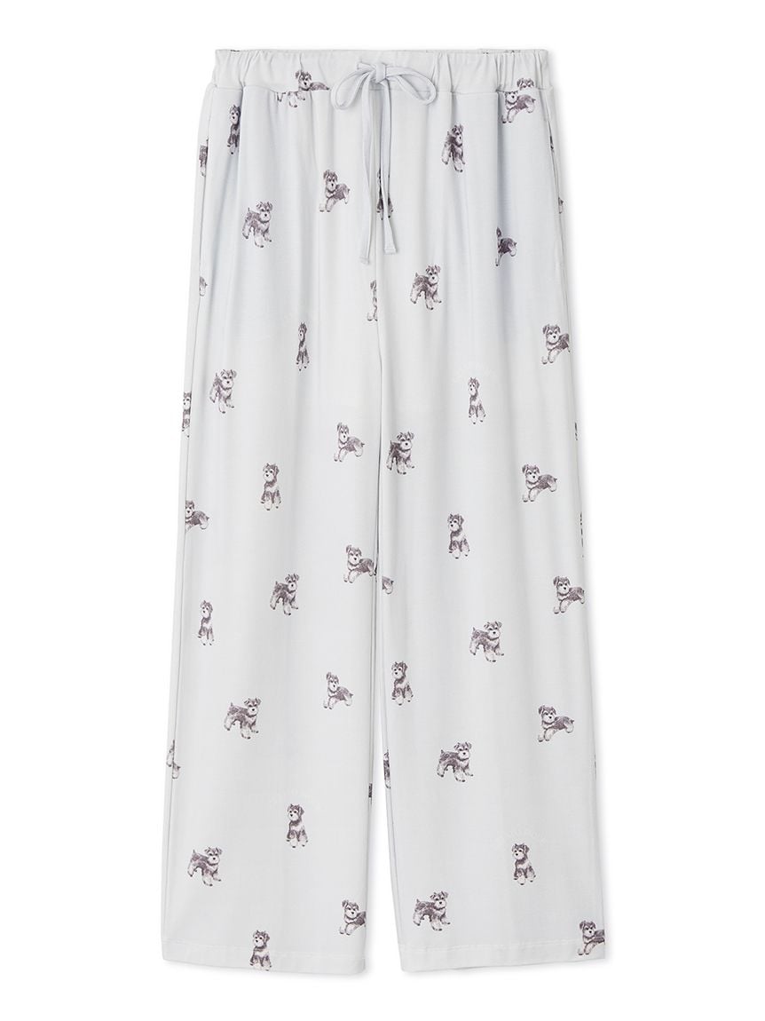 Summer Schnauzer Cut-and-sew Pants