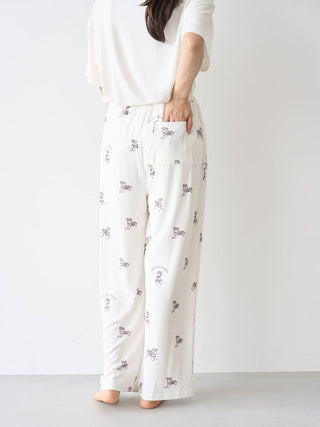 Summer Schnauzer Cut-and-sew Pants