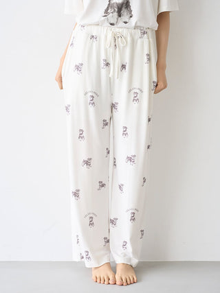 Summer Schnauzer Cut-and-sew Pants