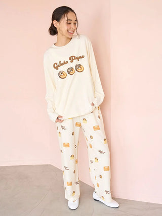 Donut Print Long Pants