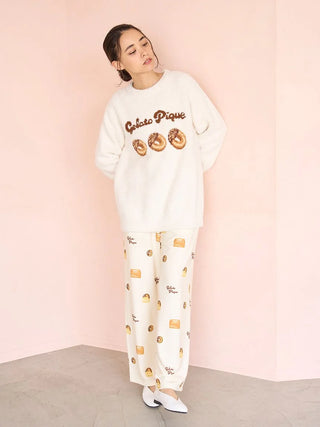 Donut Print Long Pants