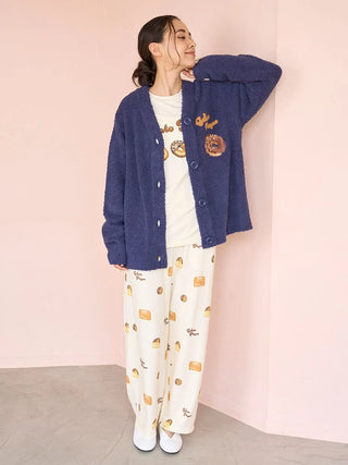 Donut Print Long Pants