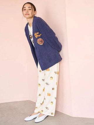 Donut Print Long Pants
