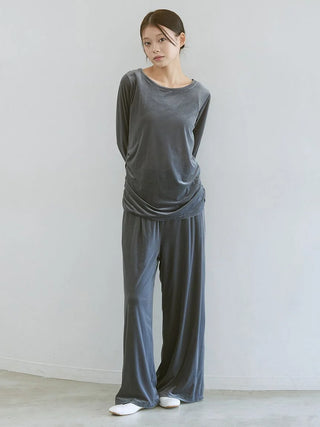 Velour Long Pants