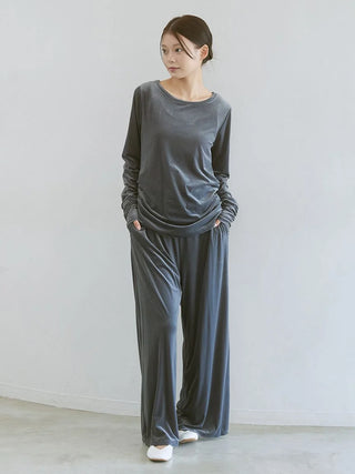 Velour Long Pants