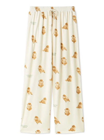 Roll Over Dog Pants gelato pique