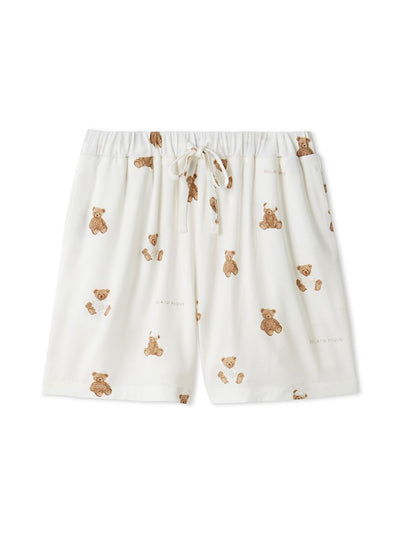 Antibacterial and Deodorizing Bathrobe Bear Shorts gelato pique