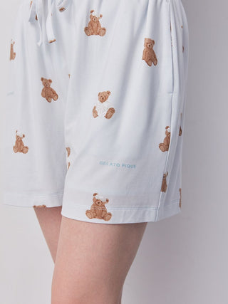 Antibacterial and Deodorizing Bathrobe Bear Shorts