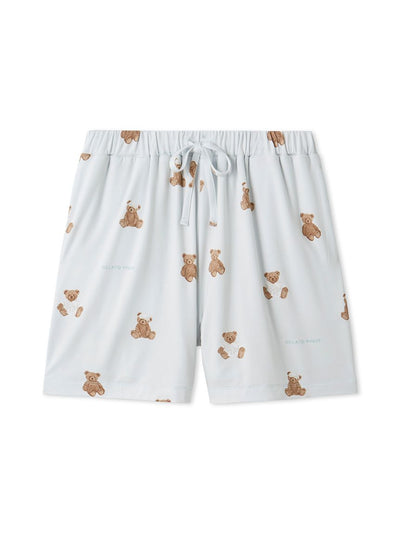 Antibacterial and Deodorizing Bathrobe Bear Shorts gelato pique