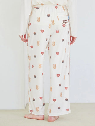 [Valentine] All-over Rayon Cut-and-sewn Pants