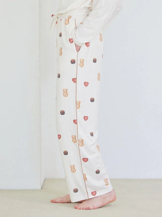 [Valentine] All-over Rayon Cut-and-sewn Pants